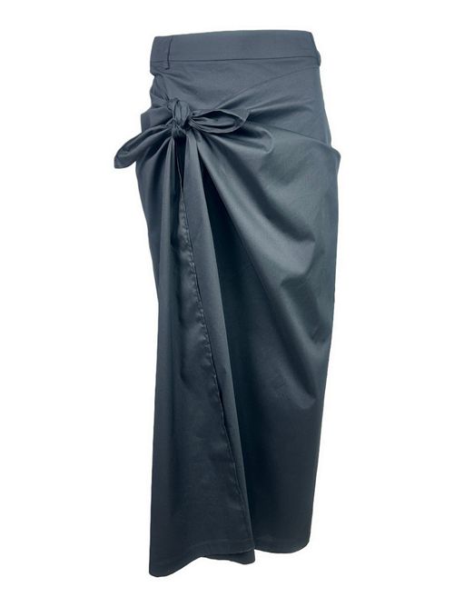 gonna donna con fiocco nero Liviana Conti | L6SK60Y69-0